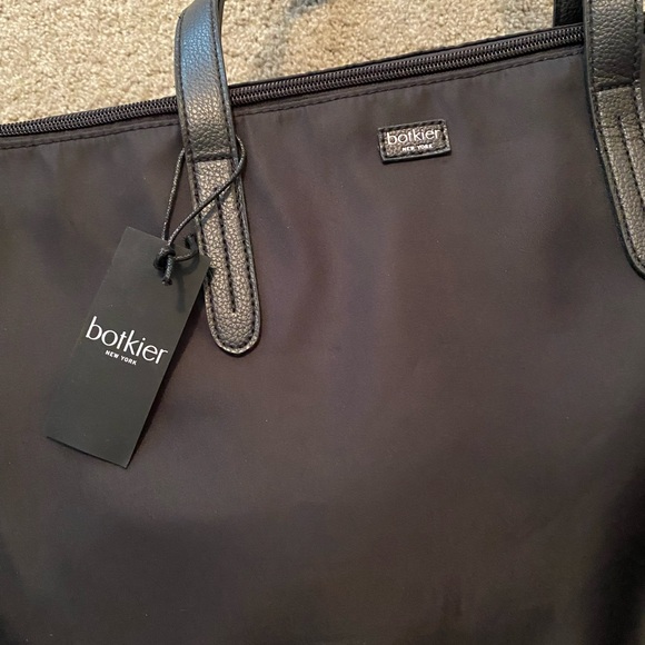 🎁NWT Botkier Black Nylon Tote Bag - Picture 3 of 12